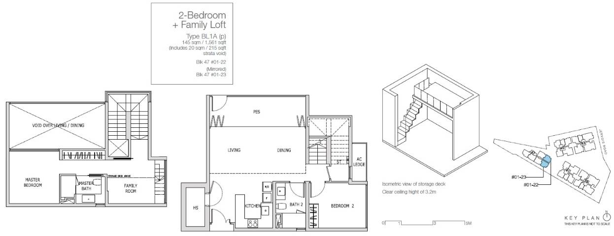 Mon Jervois 1 Bedroom Floor Plan 4
