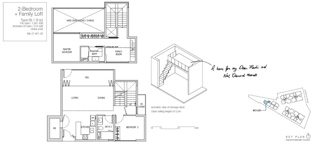 Mon Jervois 1 Bedroom Floor Plan 6