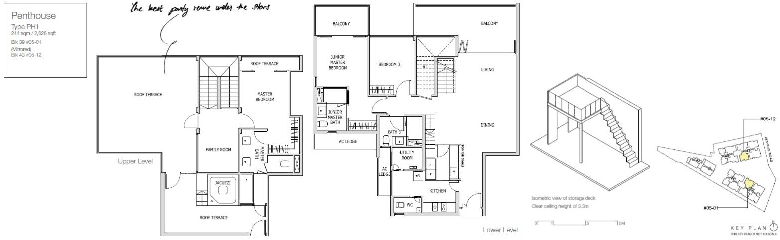 Mon Jervois 1 Bedroom Floor Plan 10
